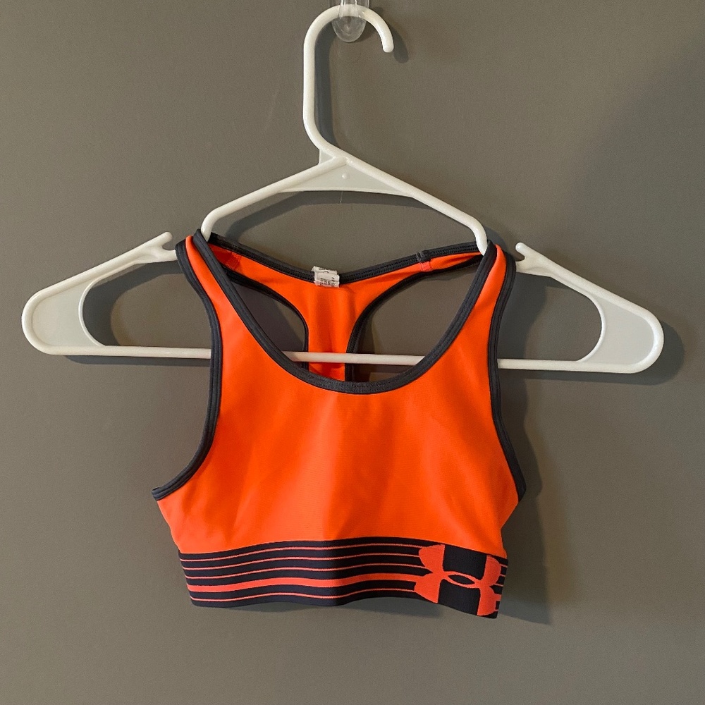 Under Armor Heat Gear Girls Sports Bra - Picture 1 of 3